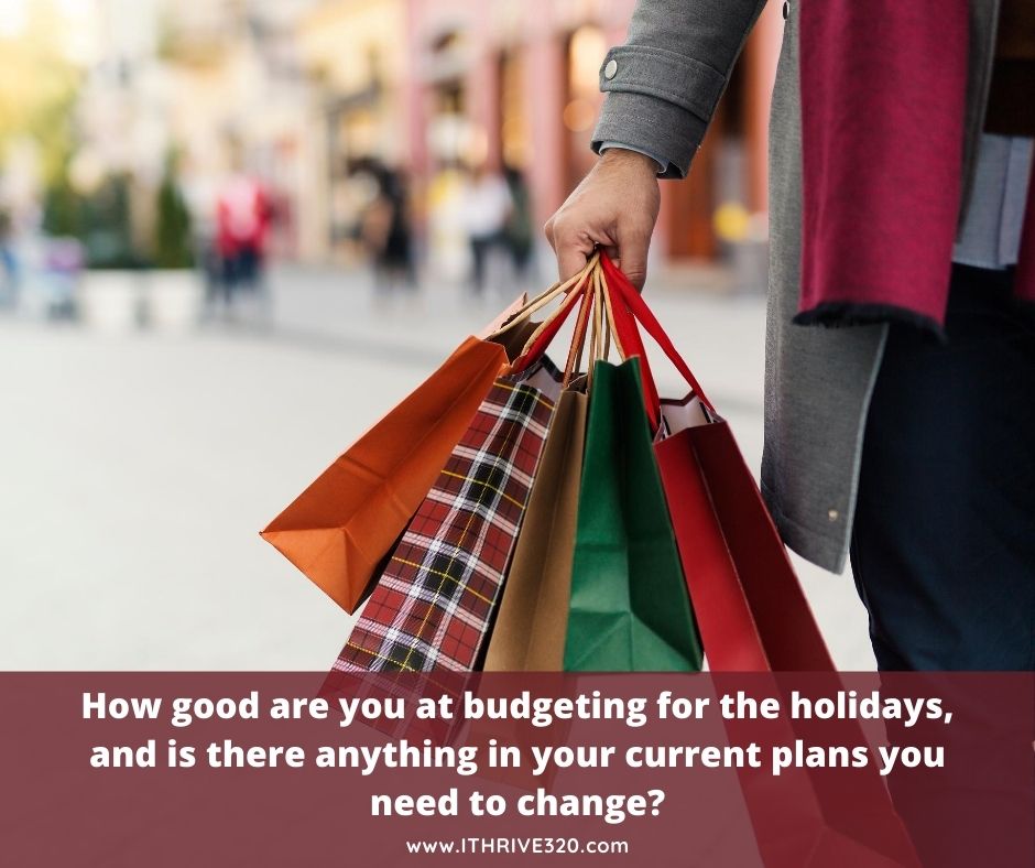 Holiday Budgeting Question